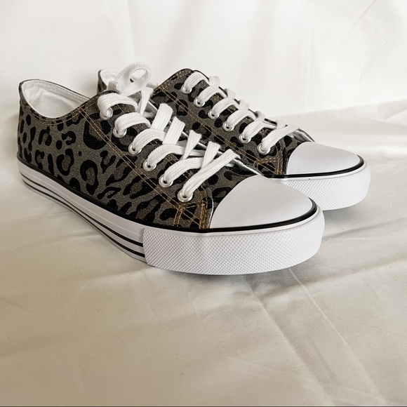 Leopard Print Sneakers - Size 9 - **Never Worn** - Picture 2 of 4